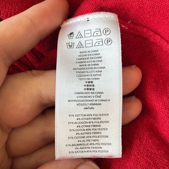 Red fringe turtleneck Michael kors sweater - Picture 7 of 12